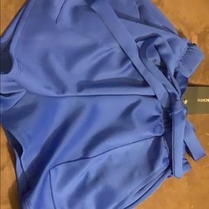 Fashion Nova Royal blue high waisted tye shorts